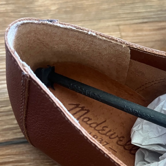 Madewell ”Clare” Leather Lace-Up Oxfords NIB - Picture 4 of 9